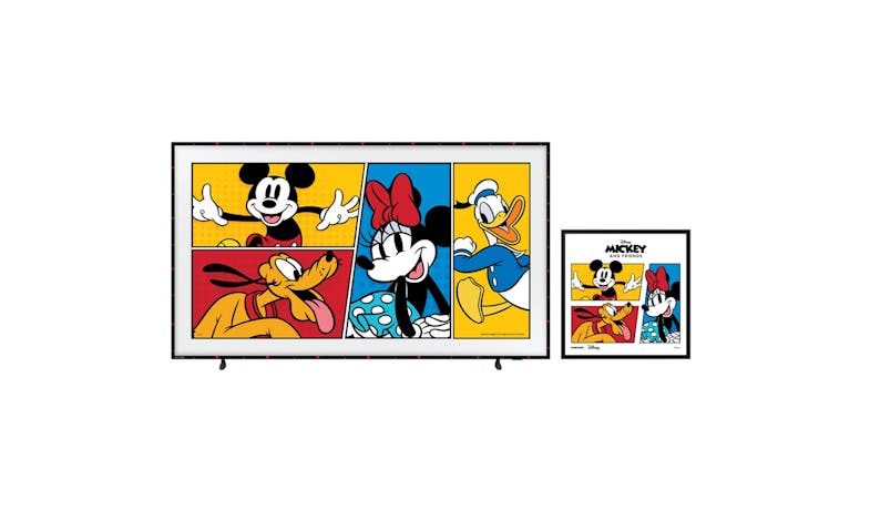 Samsung 85” Disney & Frame Lifestyle Bundle – Mickey & Friends