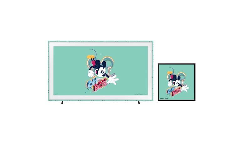 Samsung 85” Disney & Frame Lifestyle Bundle – Oh Boy Mickey