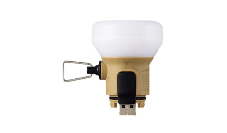 Elecom DE-NEST-GLP01BE Nestout LED lantern LAMP-1 MAX350lm - Sand beige_2