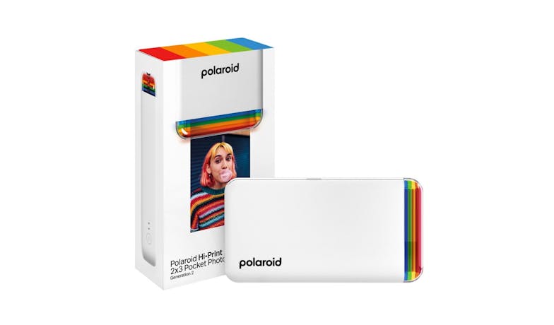 Polaroid 009128 HiPrint Generation 2 2x3 Pocket Photo Printer - White_4