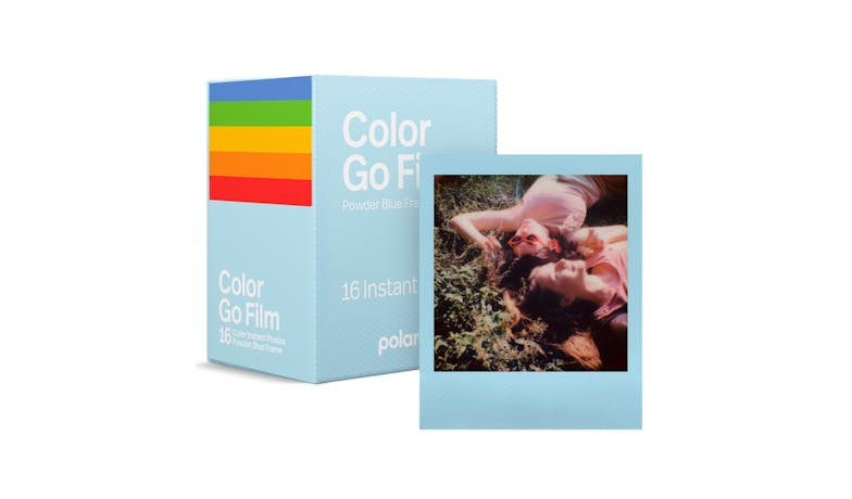 Polaroid 006383 Go Color Film Double Pack - Powder Blue Frame_1