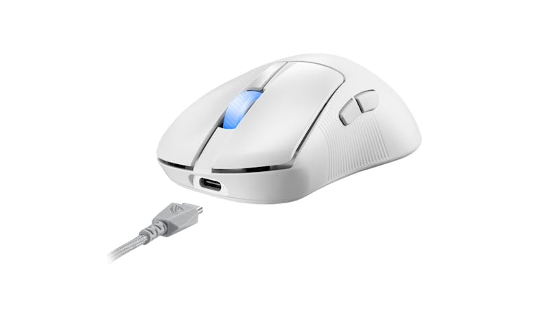 Asus ROG Keris II Ace Wireless Gaming Mouse - Moonlight White_7