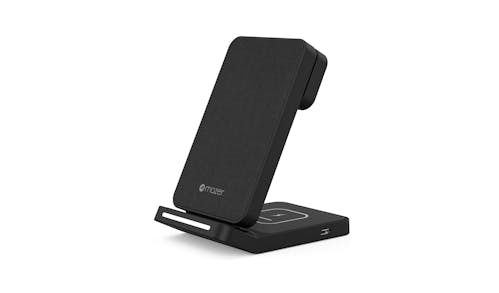 Mazer M-WiFold03A-BK Qi Wireless 3-in-1 Triple Foldable Charging Stand  - Black