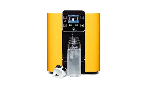 Novita W29i HydroCube Hot/Cold Water Dispenser - Amber Yellow
