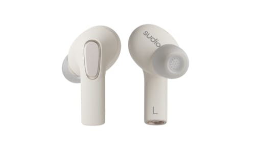 Sudio E3 True Wireless ANC Earbuds - Cream White