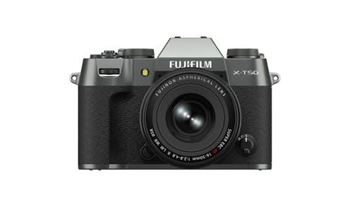 Fujifilm X-T50 Mirrorless Camera with XF 16-50mm f/2.8-4.8 Lens - Charcoal Silver