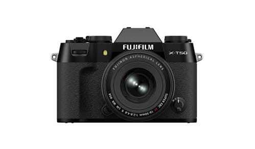Fujifilm X-T50 Mirrorless Camera with XF 16-50mm f/2.8-4.8 Lens - Black