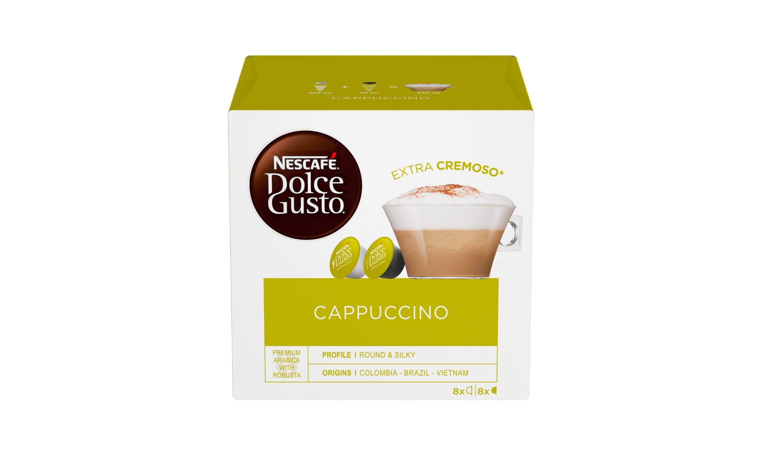 Nescafe Dolce Gusto Coffee Capsules - Cappuccino