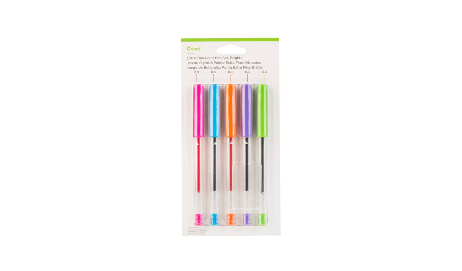 Cricut Extra Fine Point Set - Brights (5 ct) (2007645)