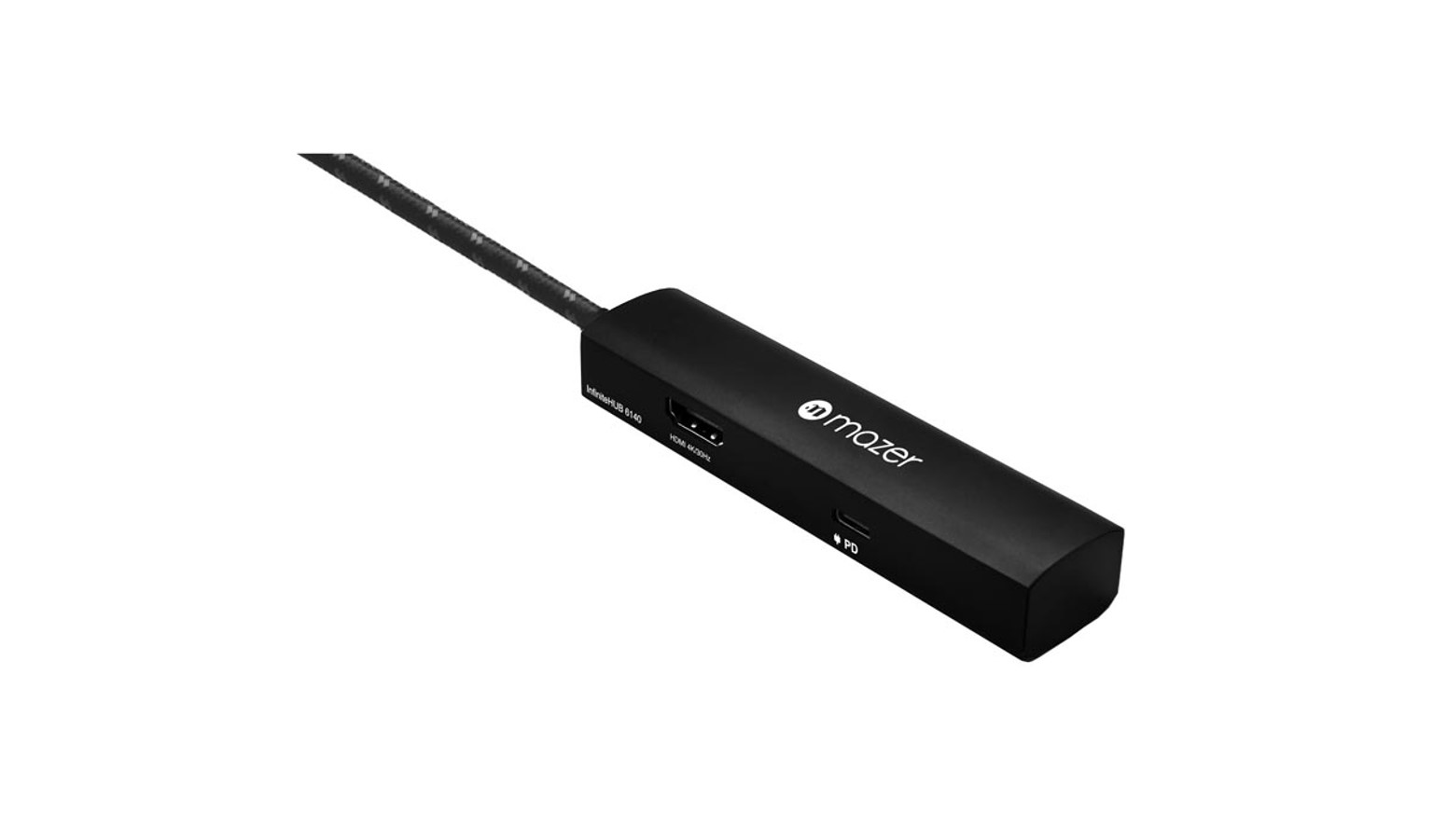 Mazer InfiniteLink Slim 6-in-1 USB C Hub - Black (UC2MULTI6160)_2