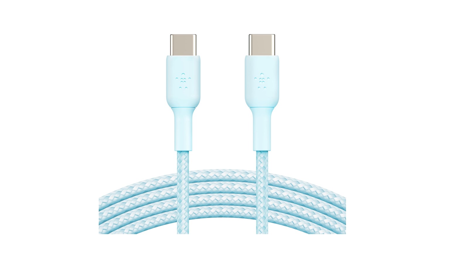 Belkin BoostCharge Braided USB-C to USB-C Cable - Blue (CAB004BT2MBL)