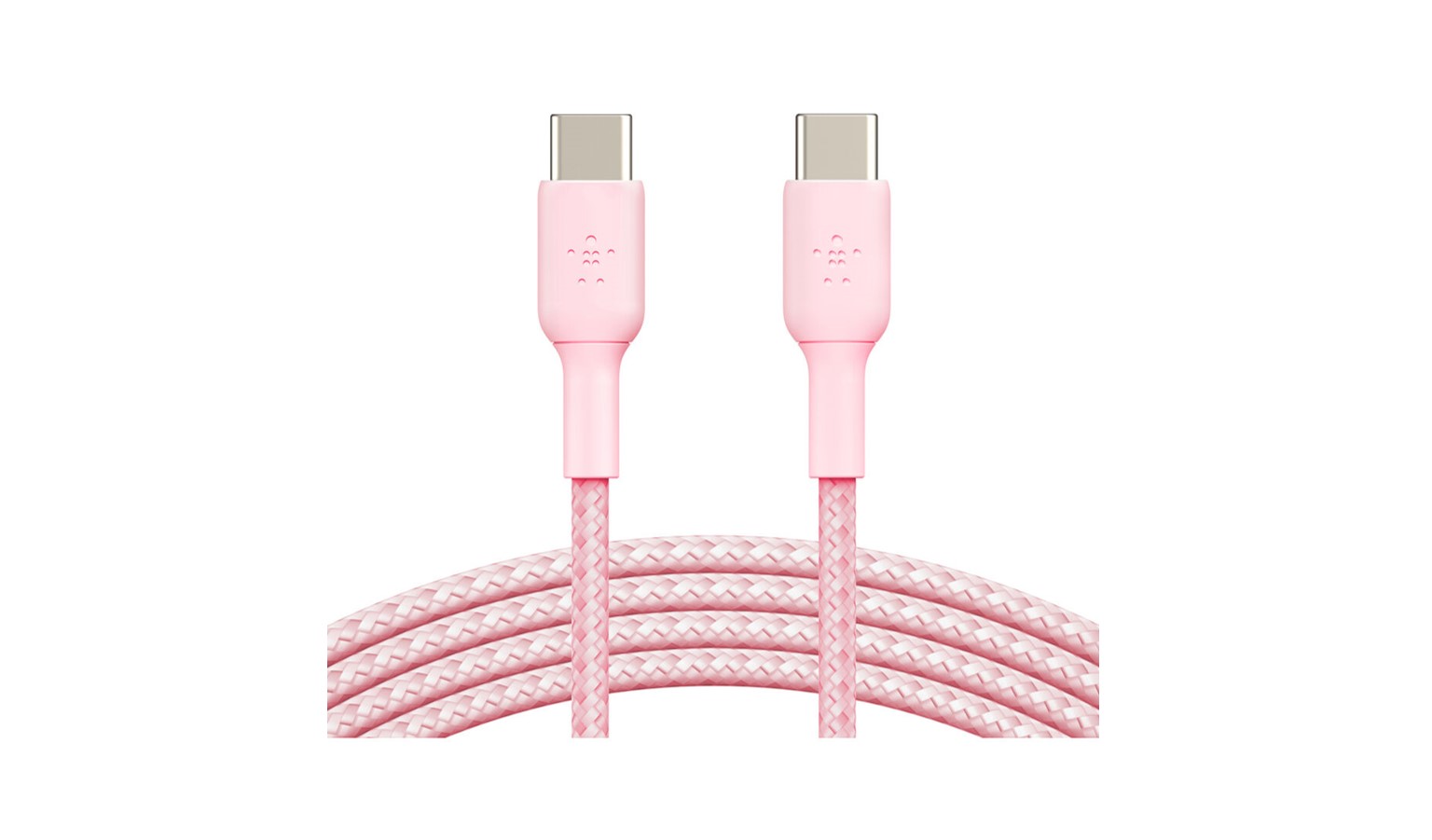 Belkin BoostCharge Braided USB-C to USB-C Cable - Pink (CAB004BT2MPK)