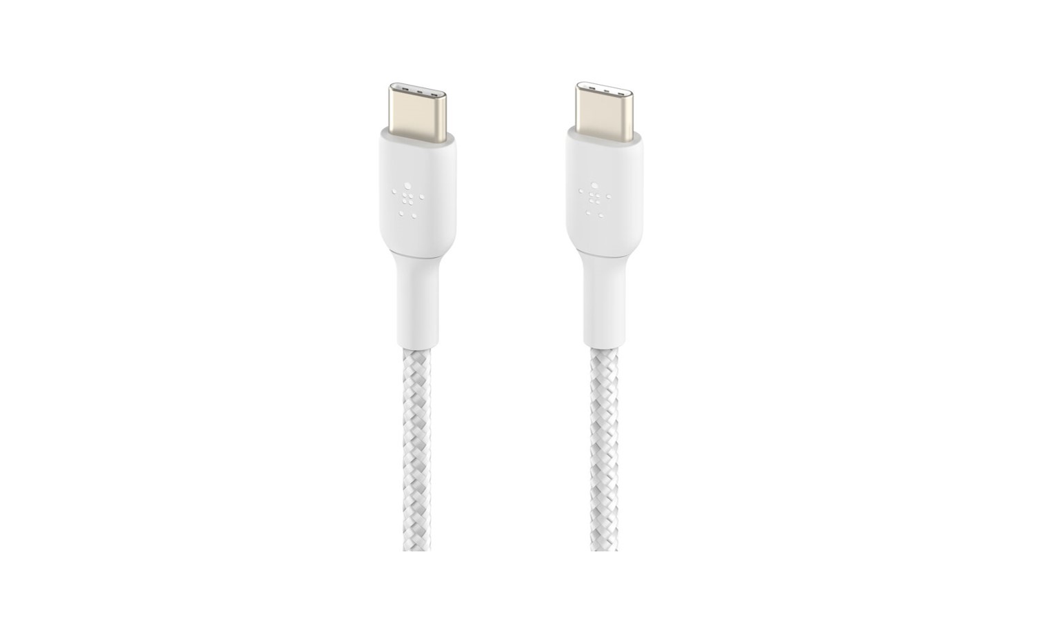 Belkin BoostCharge Braided USB-C to USB-C Cable - White (CAB004BT2MWH)_1