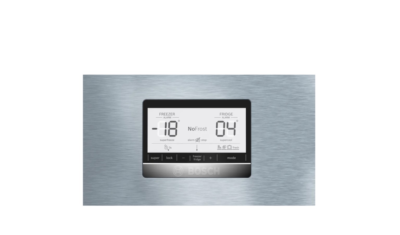 Bosch 619L Series 6 Free-Standing Bottom Freezer Fridge - Brushed steel (KGD86AI31U)_2