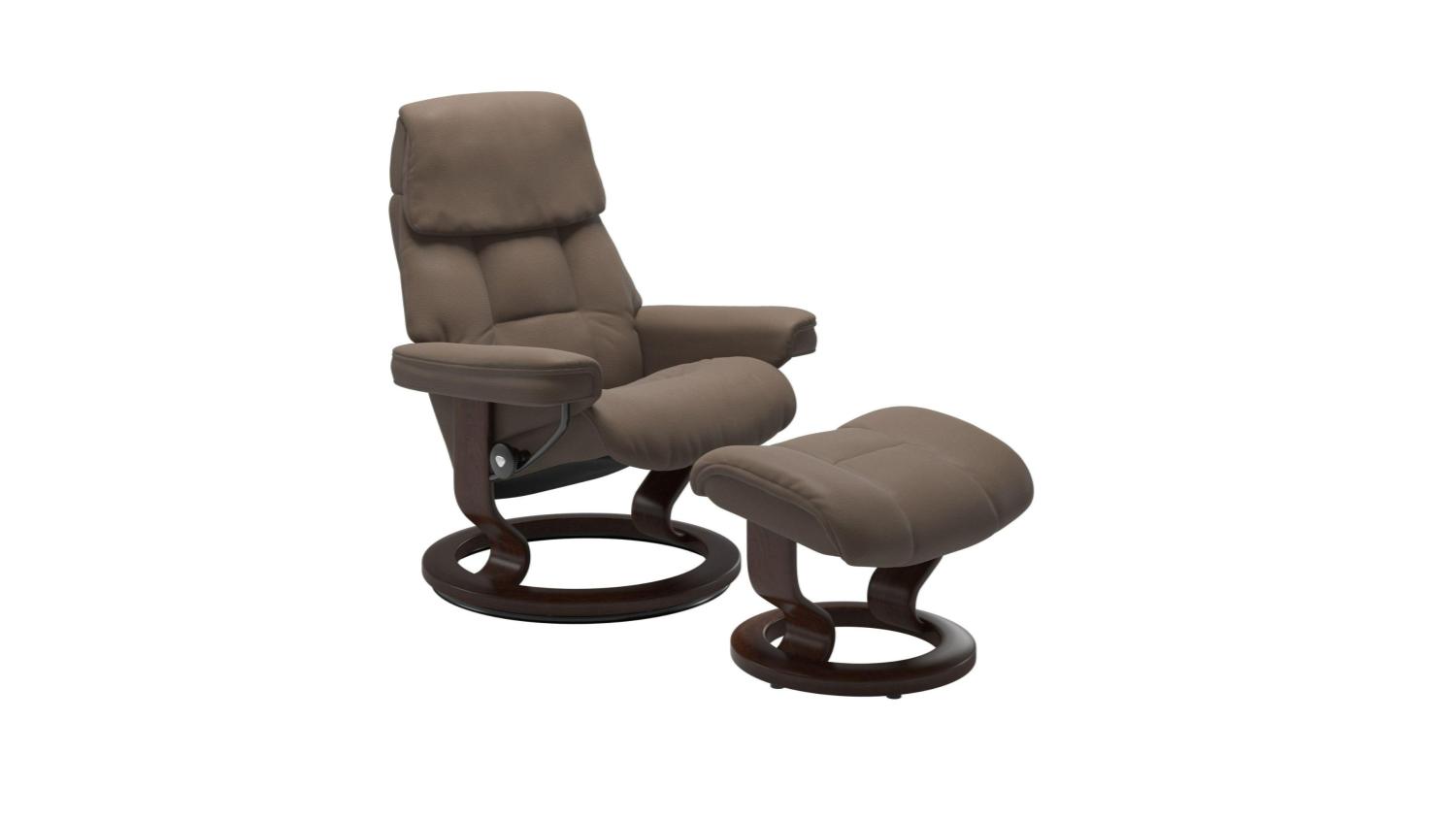 Stressless Ruby Classic Base Recliner with Footstool (Mole-Brown).jpg