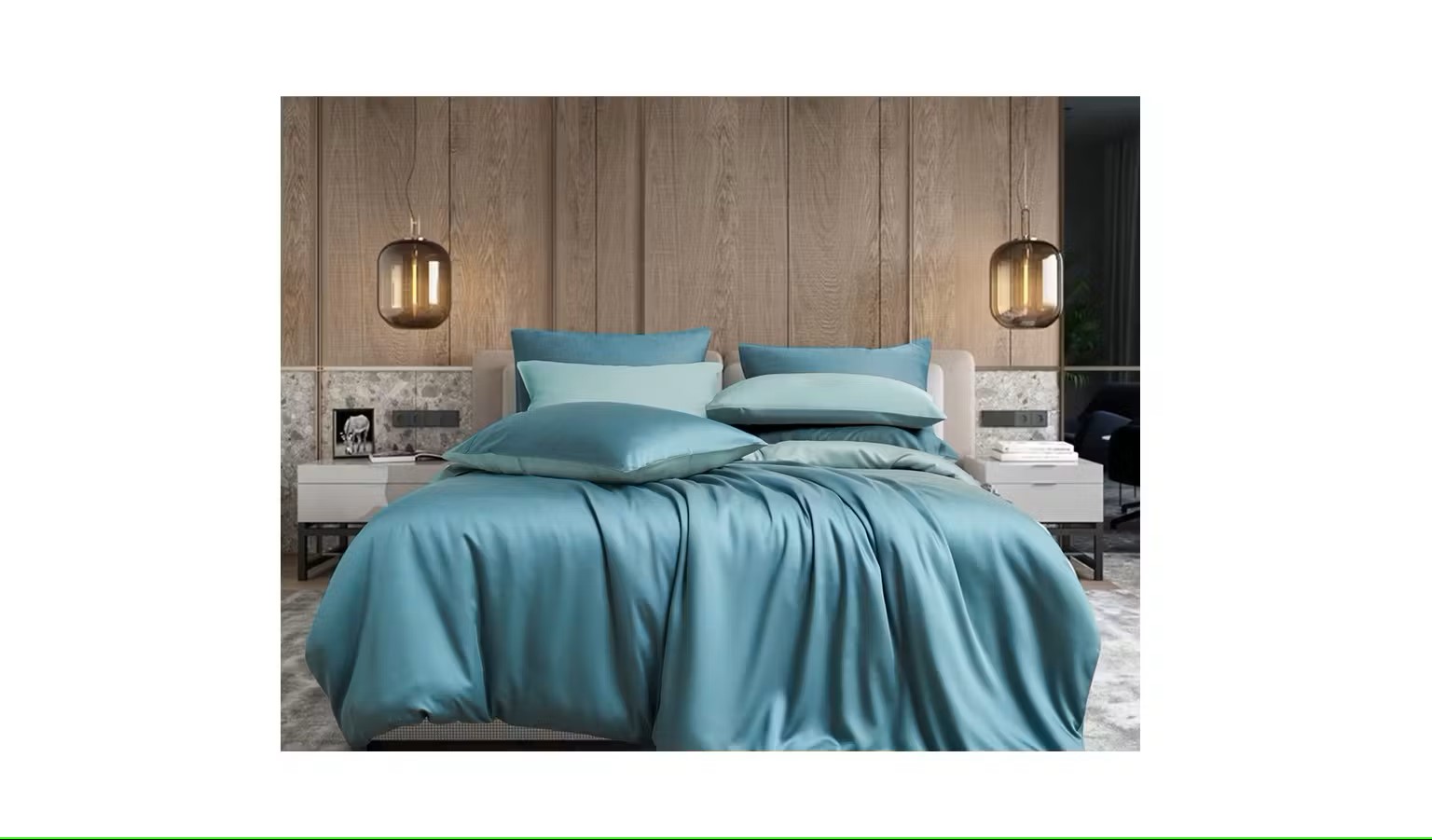 Canopy Rivera Bedset King - Taupe and Pearl