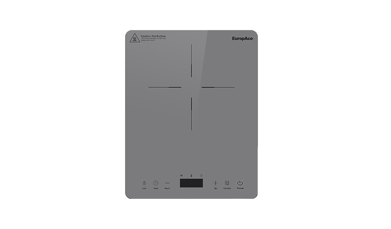 EuropAce EIC Slim Induction Cooker - Sleek Grey (EIC7201D)
