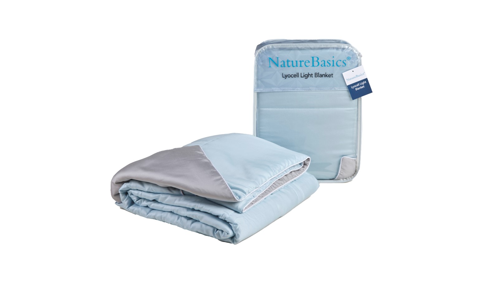 Nature Basics Lyocell Blanket King Blue