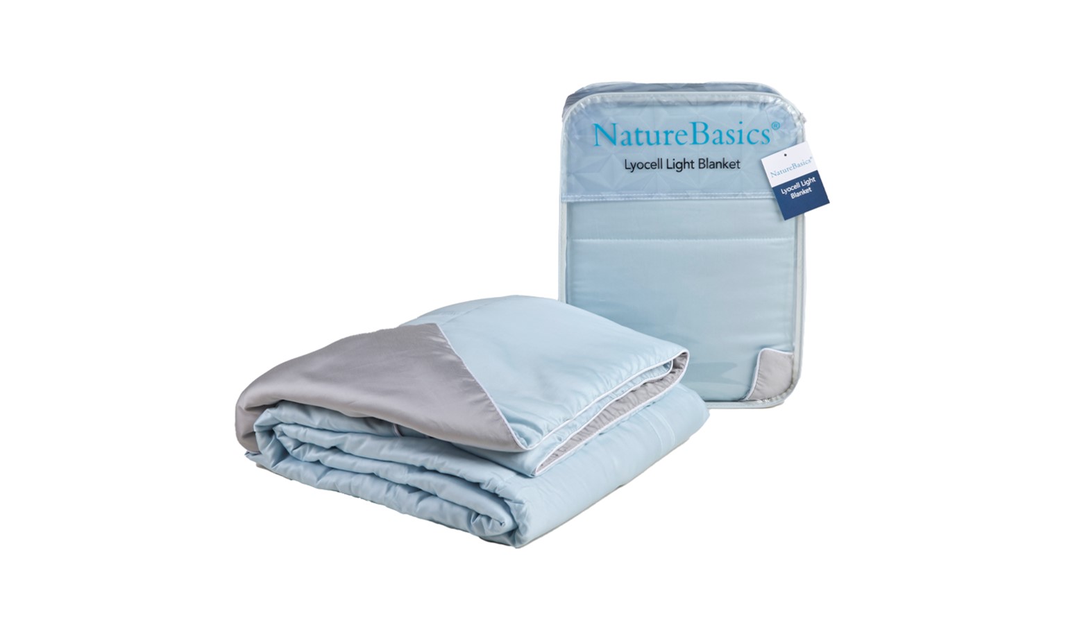 Nature Basics Lyocell Blanket Queen Blue
