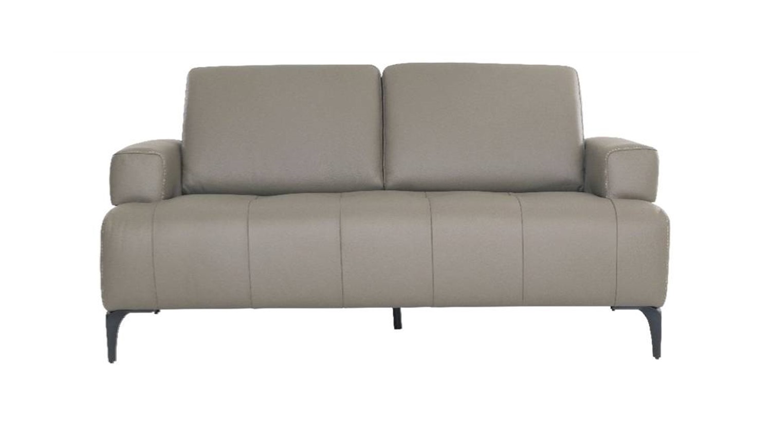 Saporini Soave 2.5 Seater Italian Leather Sofa - C38 Mineral