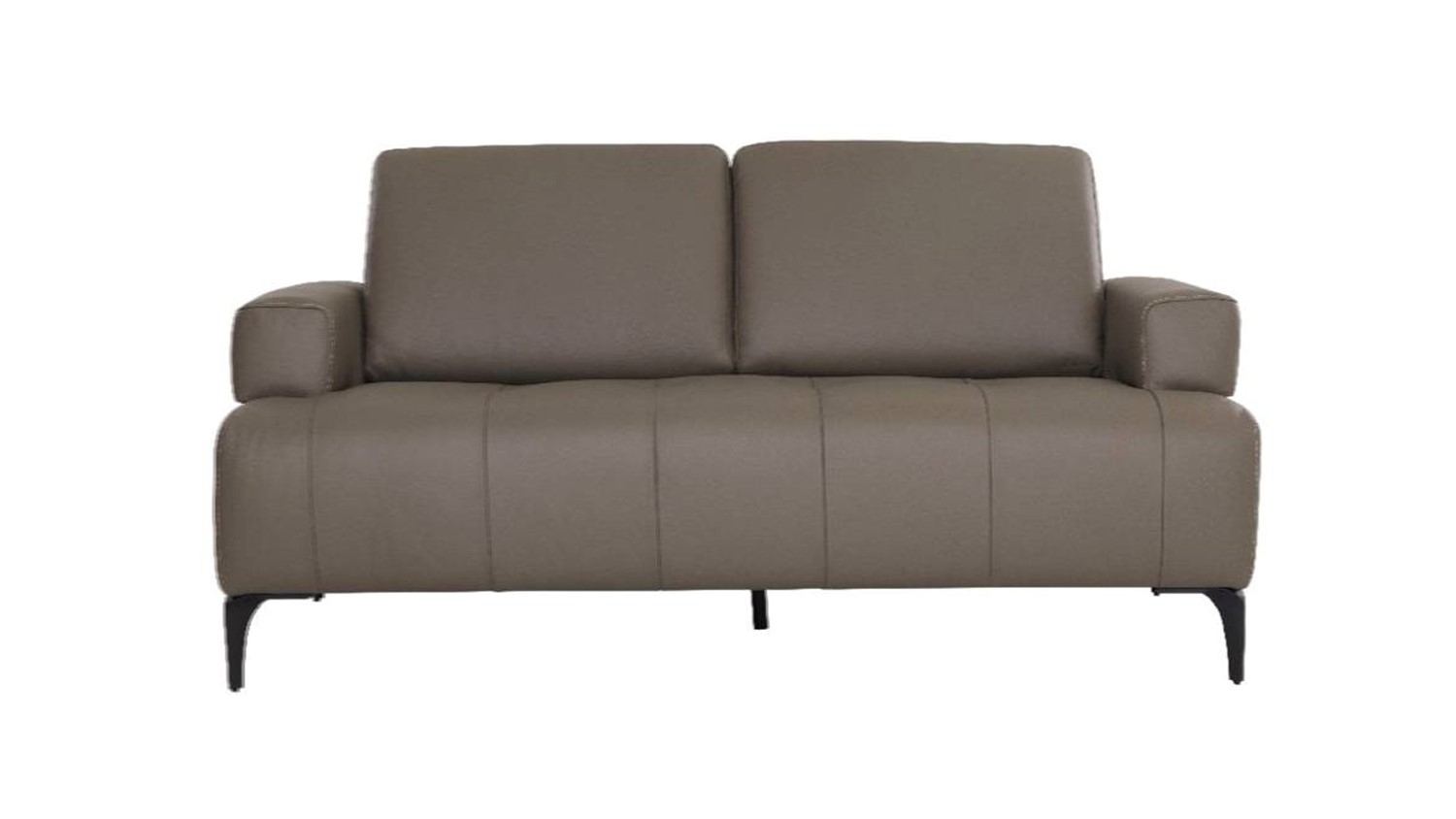 Saporini Soave 2.5 Seater Italian Leather Sofa - C38 Truffle