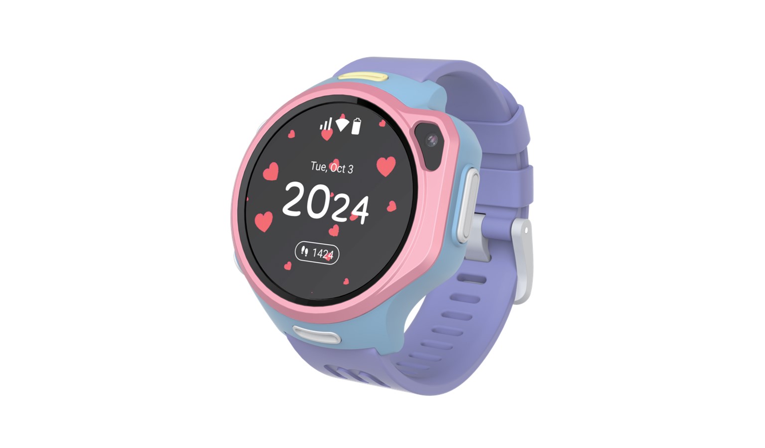myFirst Fone R2 Kids Smartwatch + CareBuds - Cotton Candy (KW1306GF-CC02)