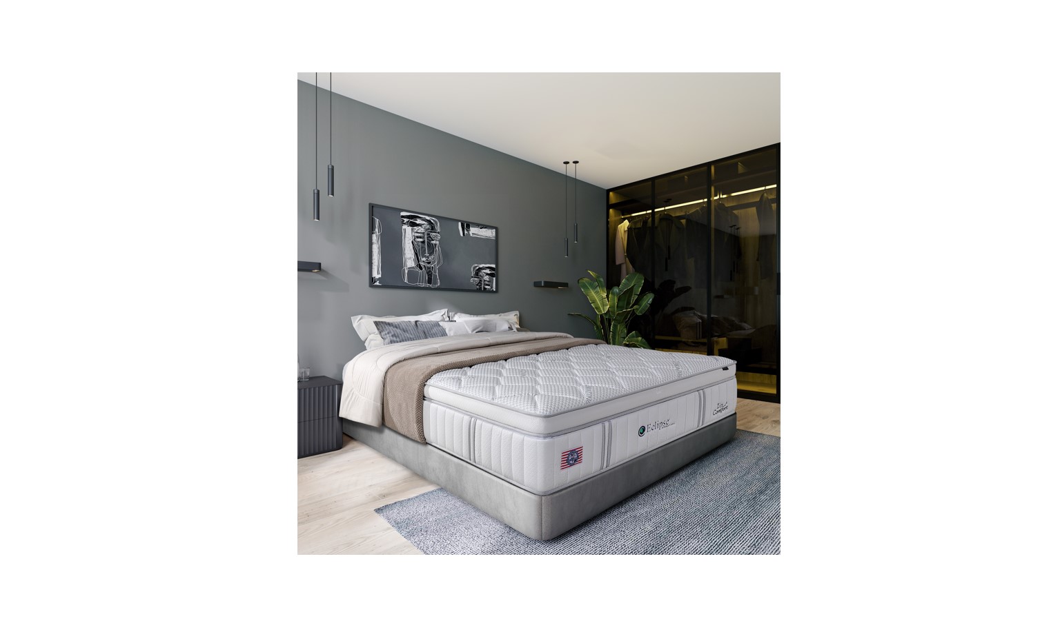 Eclipse ZipComfort + Ecolatex 3 Single Size Mattress