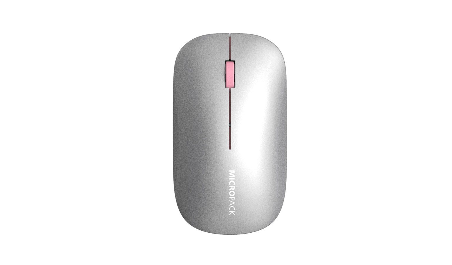 Micropack MS203W 2.4G Rechargeable Bluetooth Wireless Mouse - Grey (ML-203W-GY)