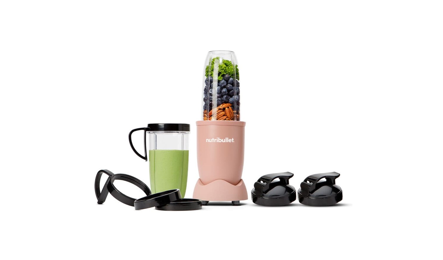 Nutribullet 900W Pro Blender 10Pcs Set - Soft Pink (NB910MACL)