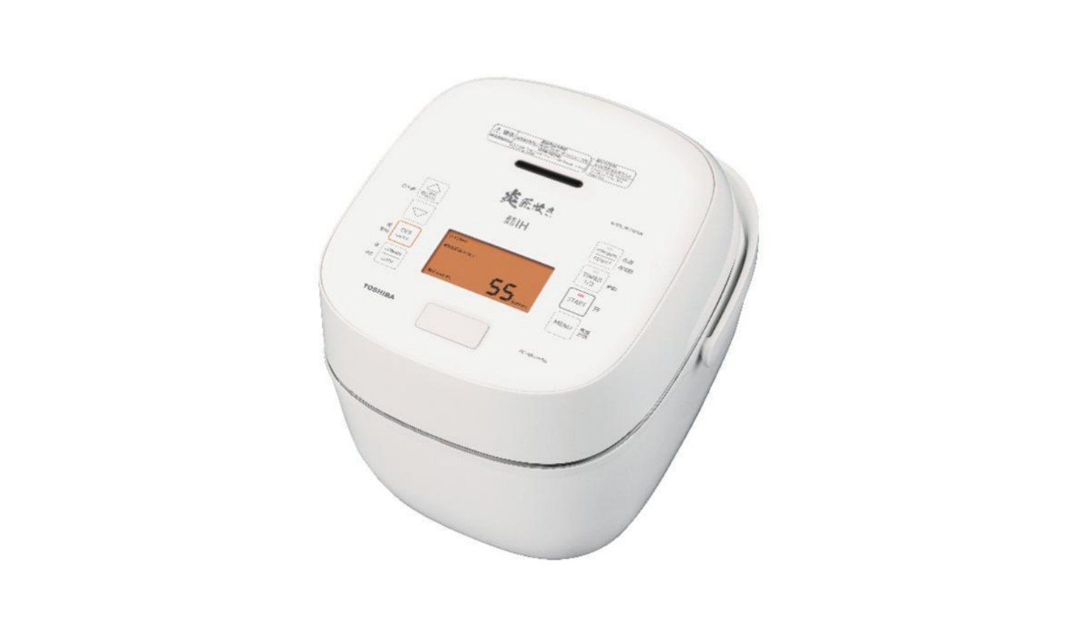 Toshiba 1.8L Vacuum Pressure IH Rice cooker - White (RC-18VXWSG)