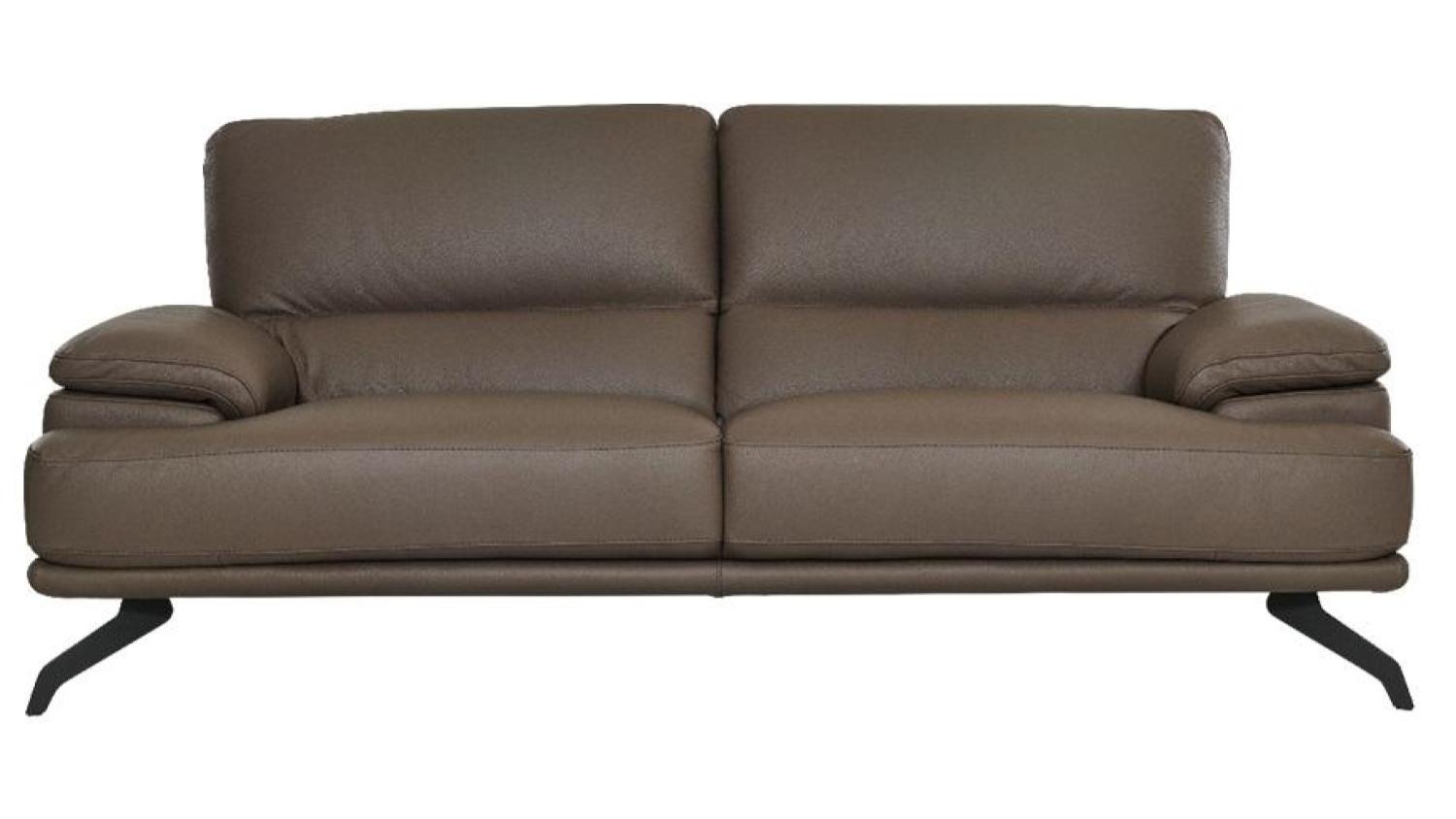 Cubo Rosso Prado 3 Seater Italian Leather Sofa - Camel