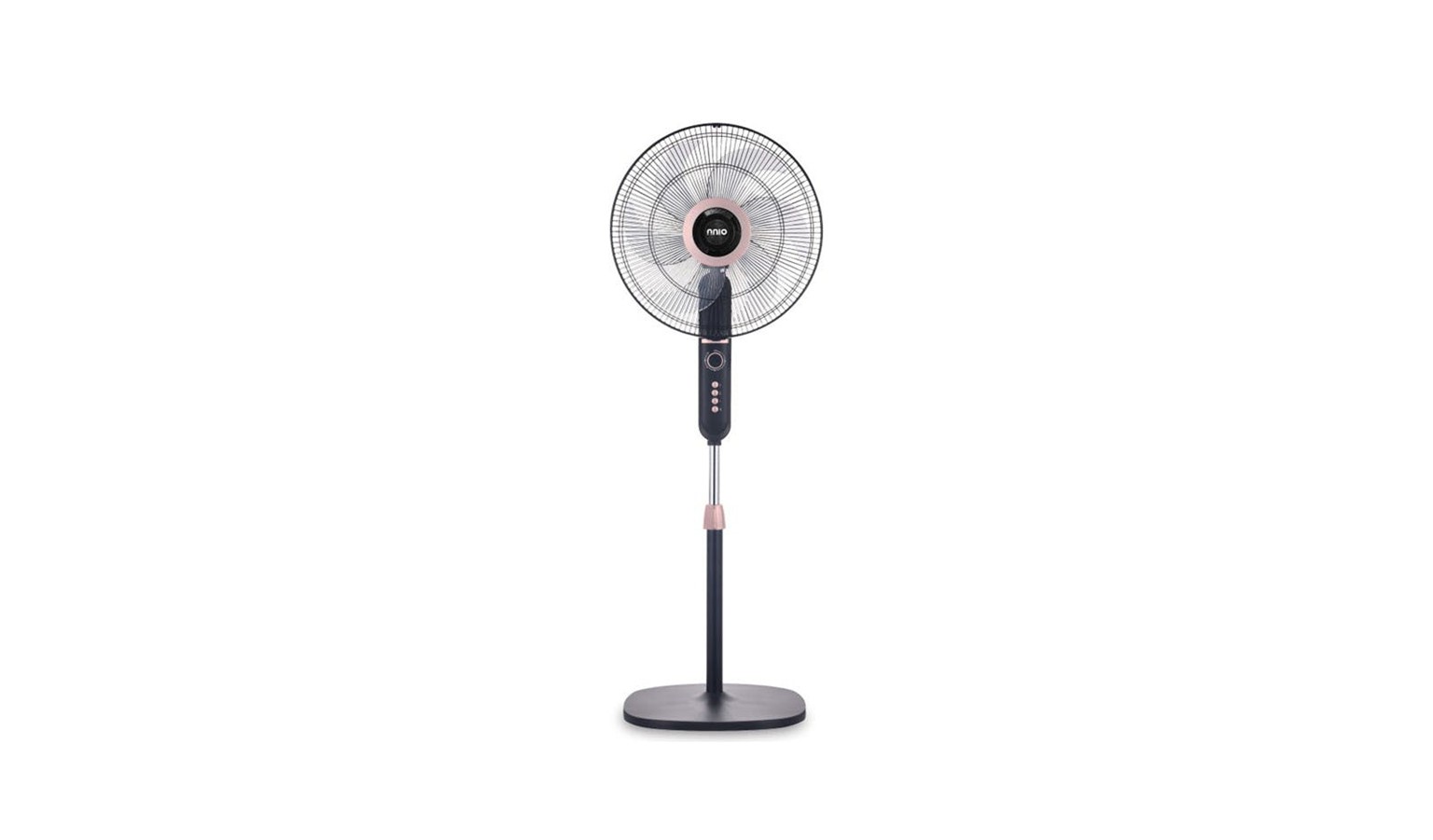 NNIO 16-inch Stand Fan - Black and Rose Gold (N1660SF)