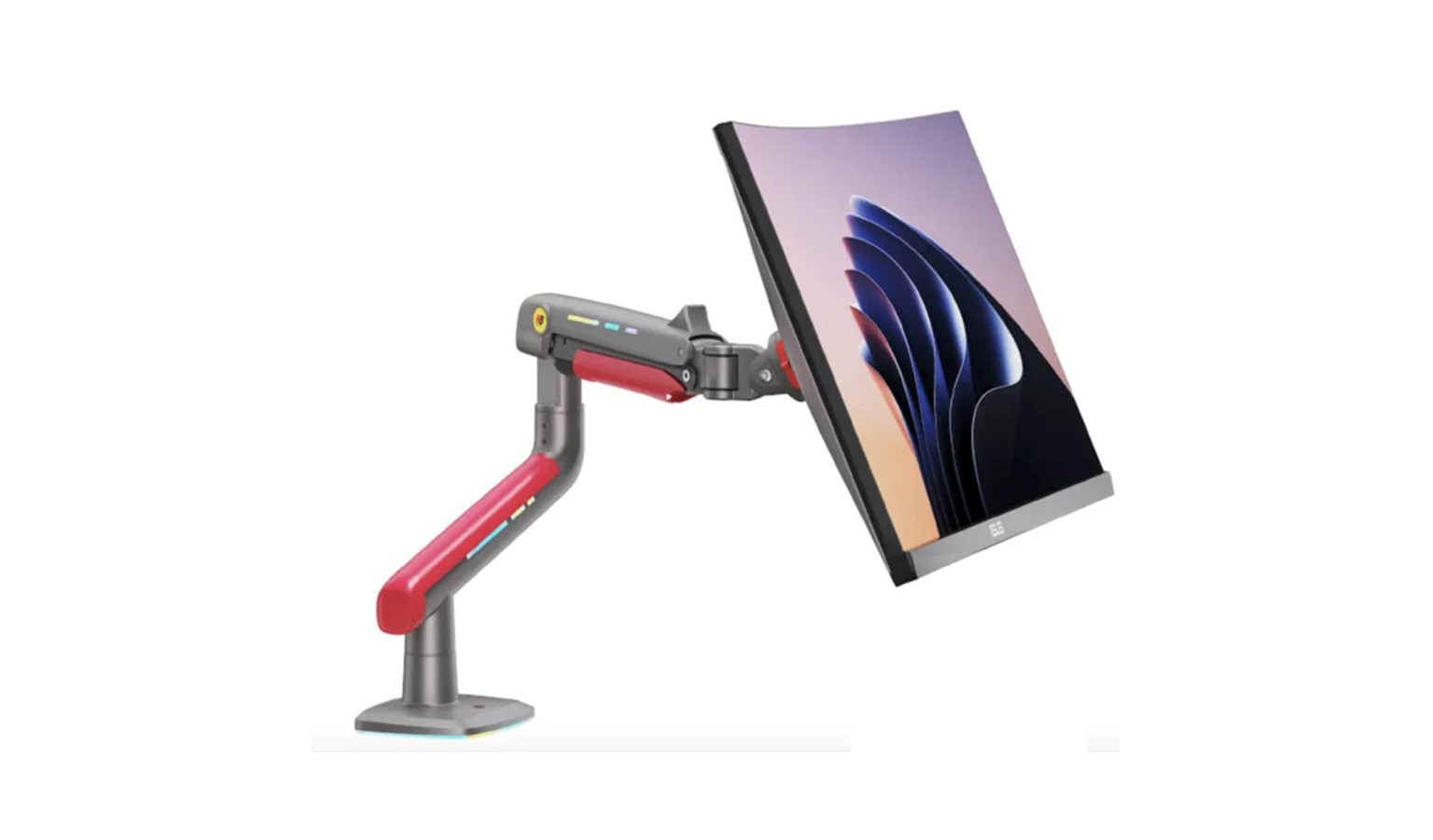 North Bayou 32 to 60-inch RGB Gaming Monitor Arm - Red (L50)