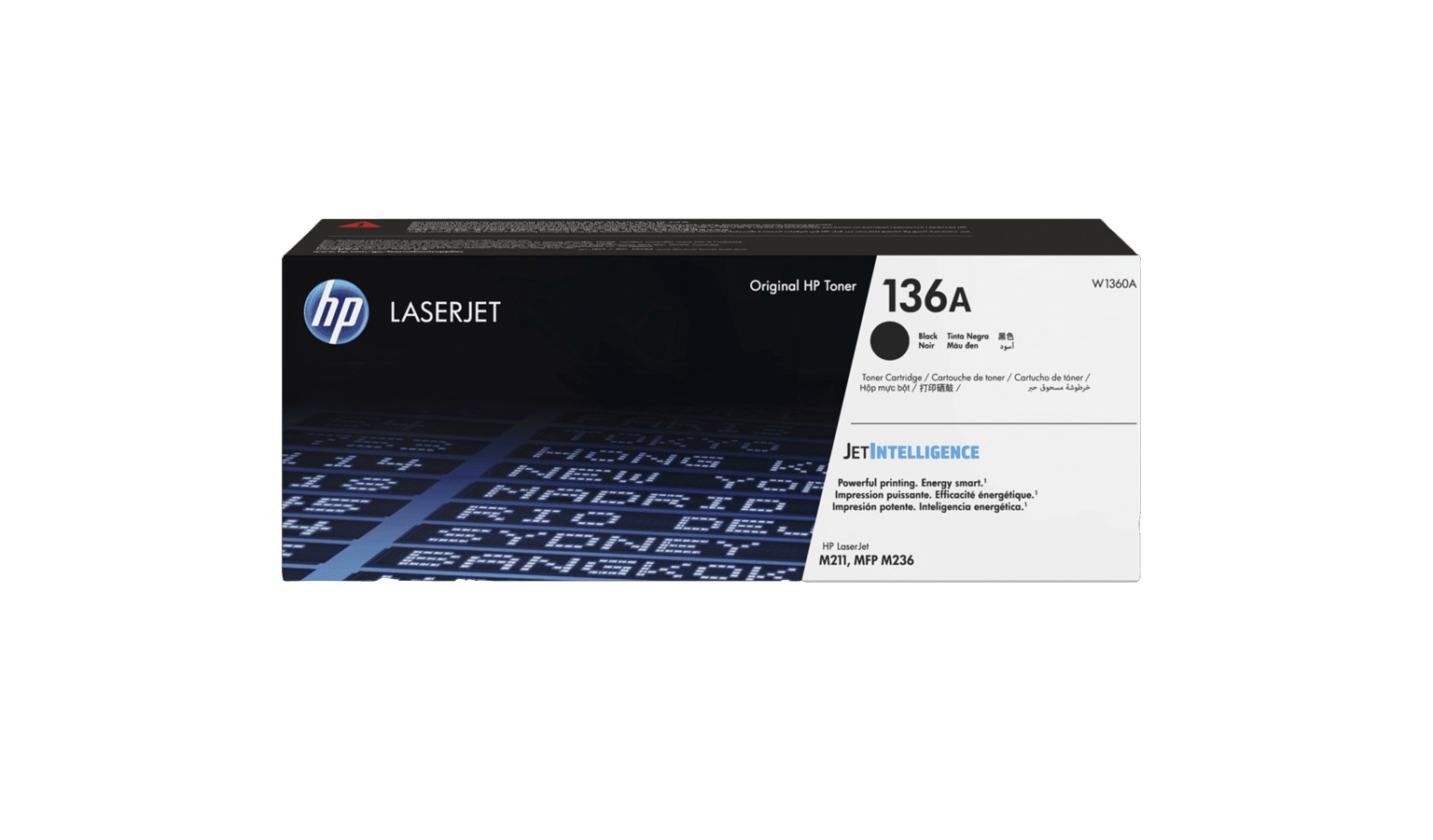HP 136A Original LaserJet Toner Cartridge - Black (W1360A)