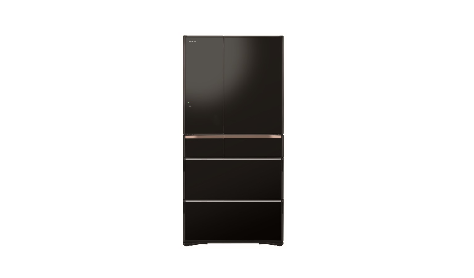 Hitachi 735L 6-Door Fridge - Crystal Black (R-WXC740WS - XK)