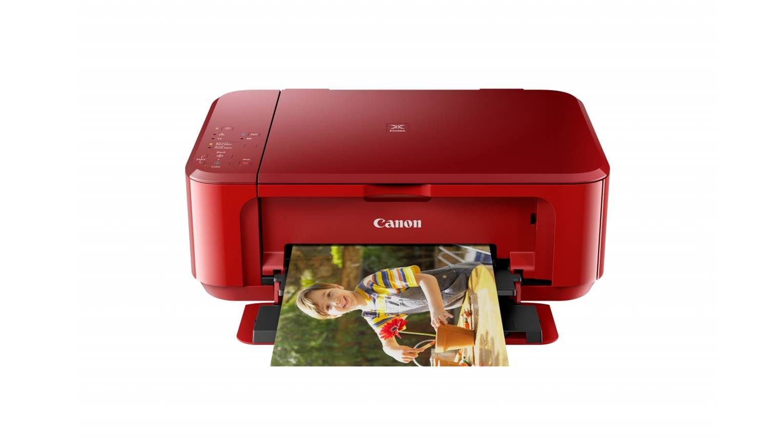 Canon PIXMA MG-3670 All-in-One Printer - Red (Main)