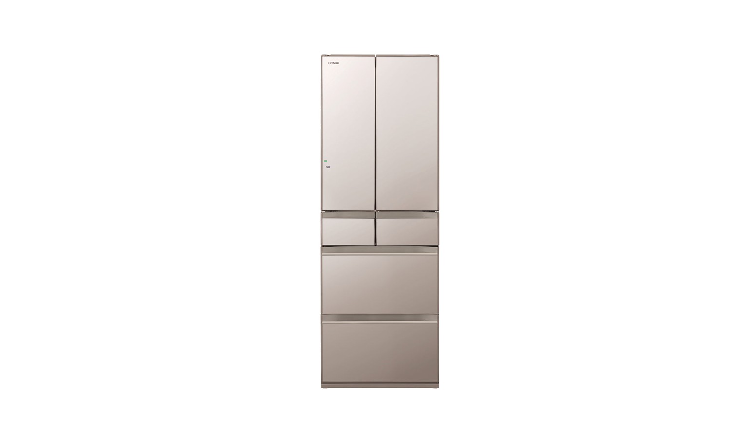 Hitachi 540L Multi-Door Fridge - Crystal Champagne (R-HW540WS-XN)