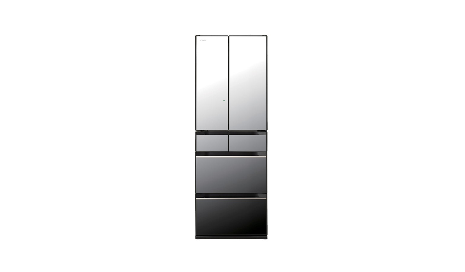 Hitachi 617L Multi-Door Fridge - Crystal Mirror (R-HW620WS-X)