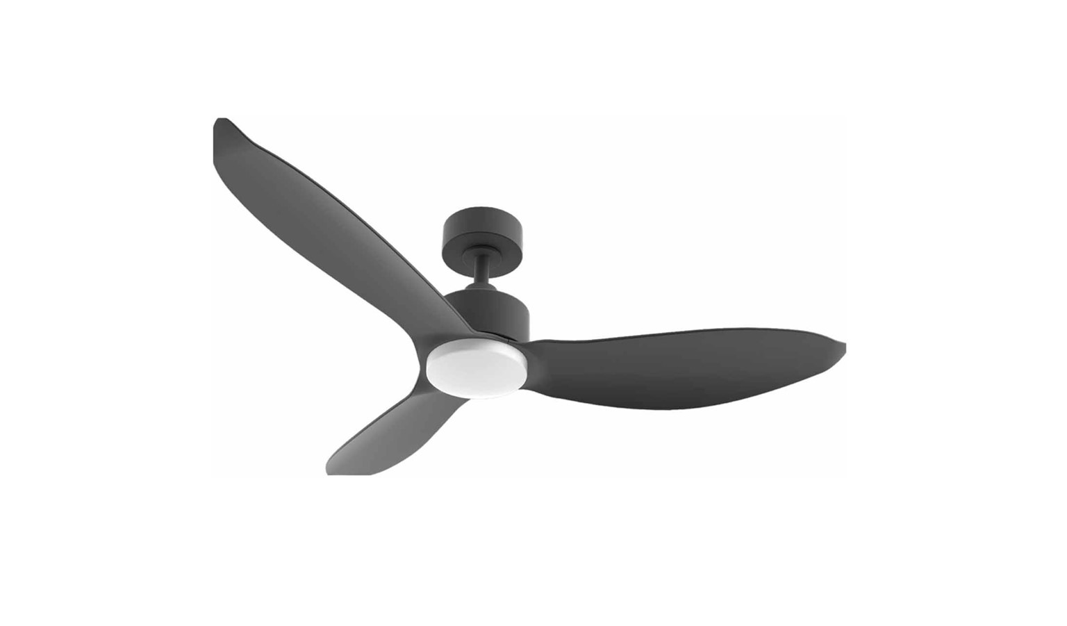 EuropAce CoolAce 46-inch DC Motor Ceiling Fan - Black (ECF46R-BLBL)_2