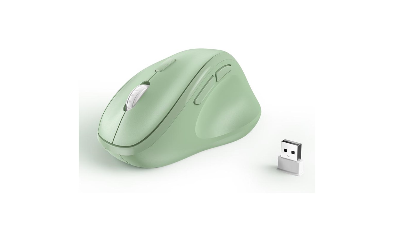 Micropack Ergo Lite 2 RF2.4G Wireless Mouse - Green (MP-V01W-GN)