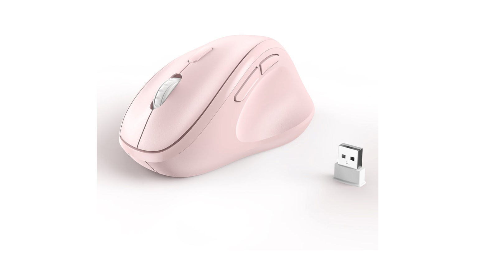 Micropack Ergo Lite 2 RF2.4G Wireless Mouse - Pink (MP-V01W-PK)