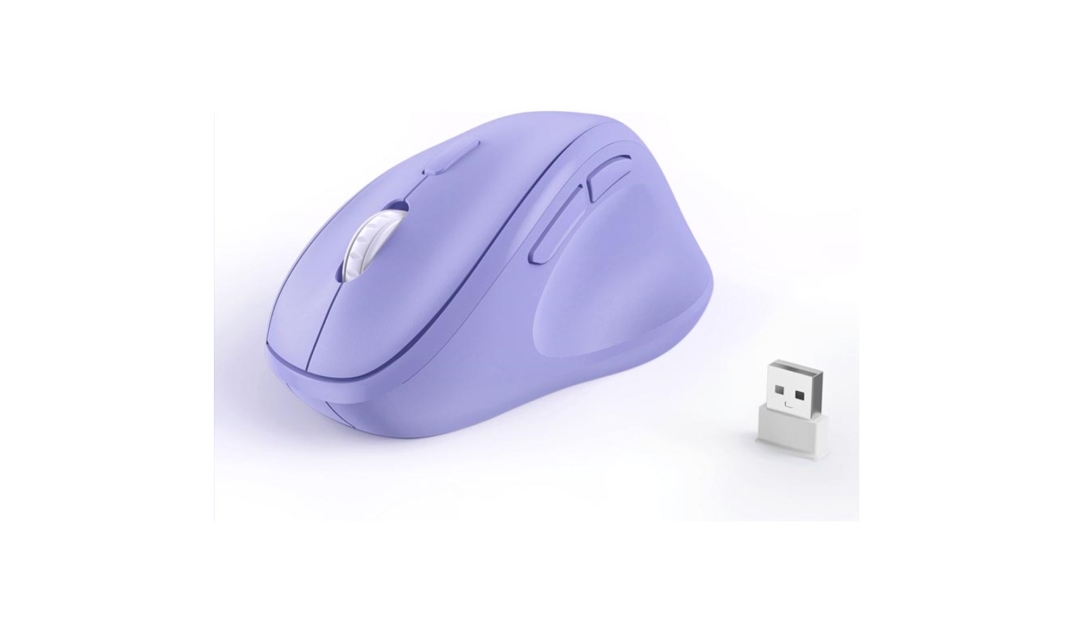 Micropack Ergo Lite 2 RF2.4G Wireless Mouse - Purple (MP-V01W-PL)