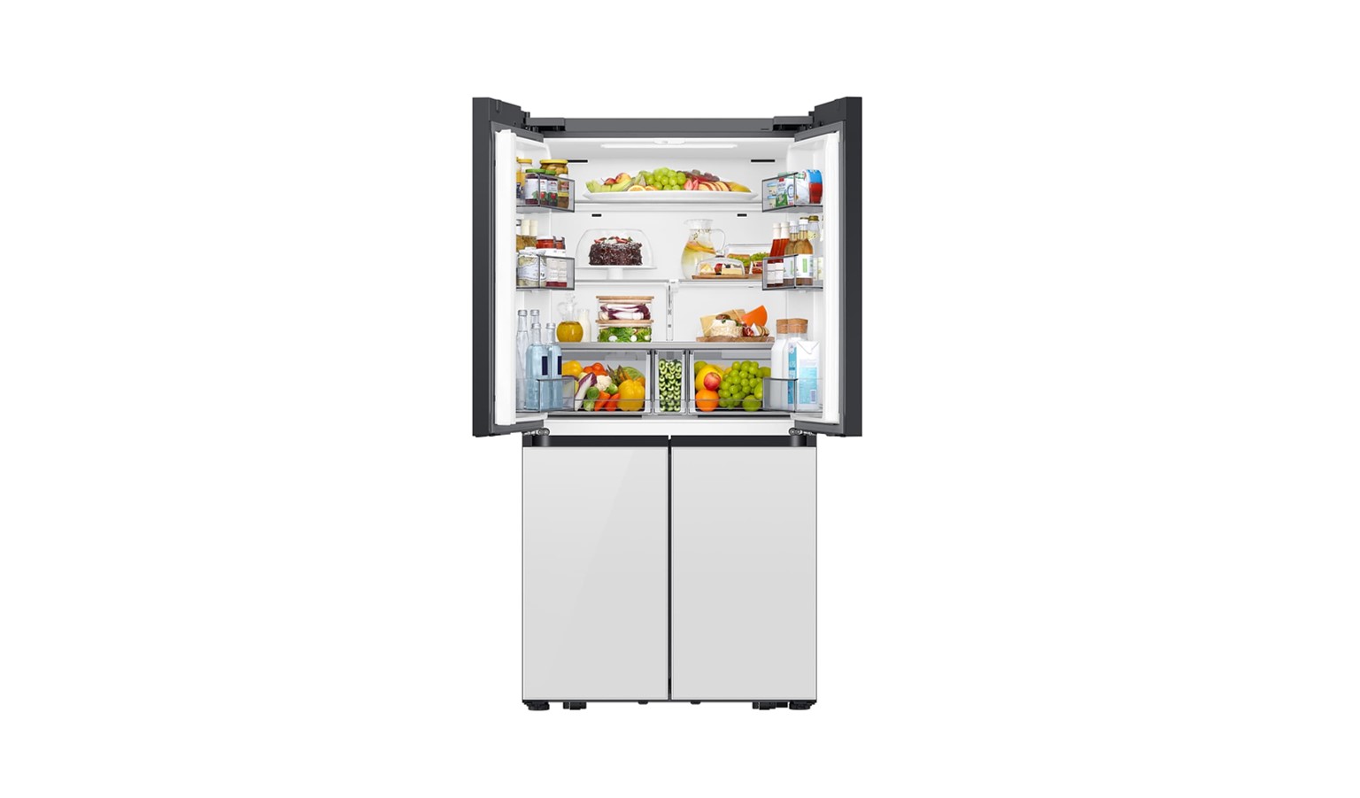 Samsung Bespoke 4-Door Refrigerator - Clean White (RM70F63R3WSS)_6