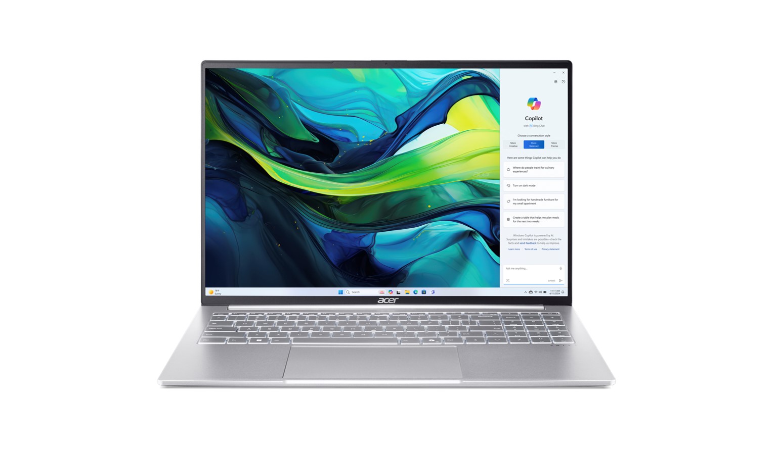 Acer Swift Lite 16 Intel i5-115U/16GB/512GB SSD 16-inch Laptop - Silver (SFL16-51M-56WH)_10