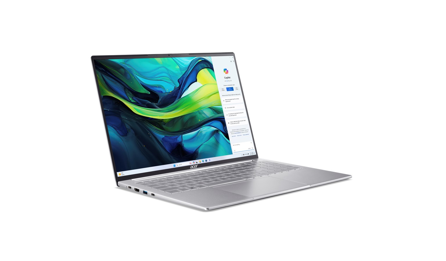 Acer Swift Lite 16 Intel i5-115U/16GB/512GB SSD 16-inch Laptop - Silver (SFL16-51M-56WH)_7