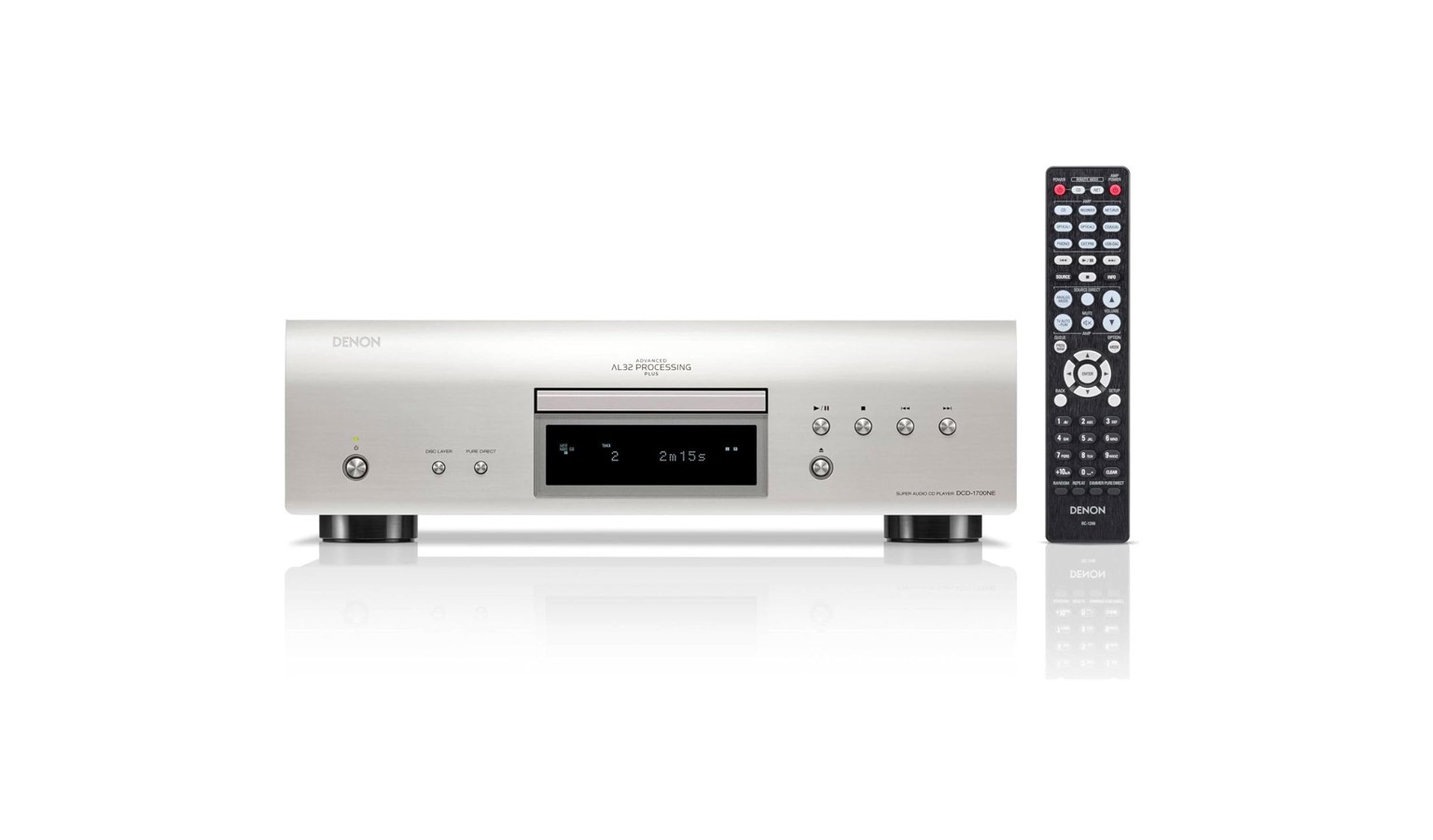 Denon AL32 CD/SACD Player - Silver (DCD-1700NE)