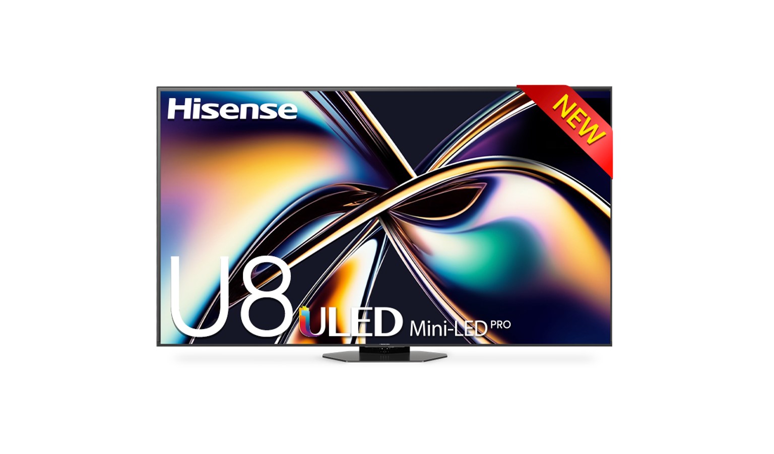 Hisense U8Q 65-inch 4K Mini-LED Pro ULED AI Smart TV - Black (HS65U8Q)