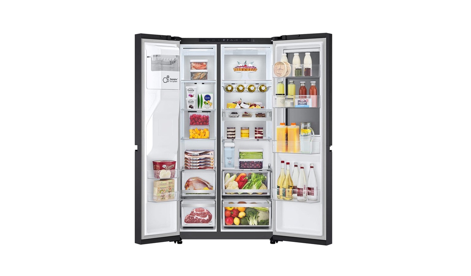 LG 623L Side by Side Refrigerator - Essence Black Steel (GS-L6104EV)_4