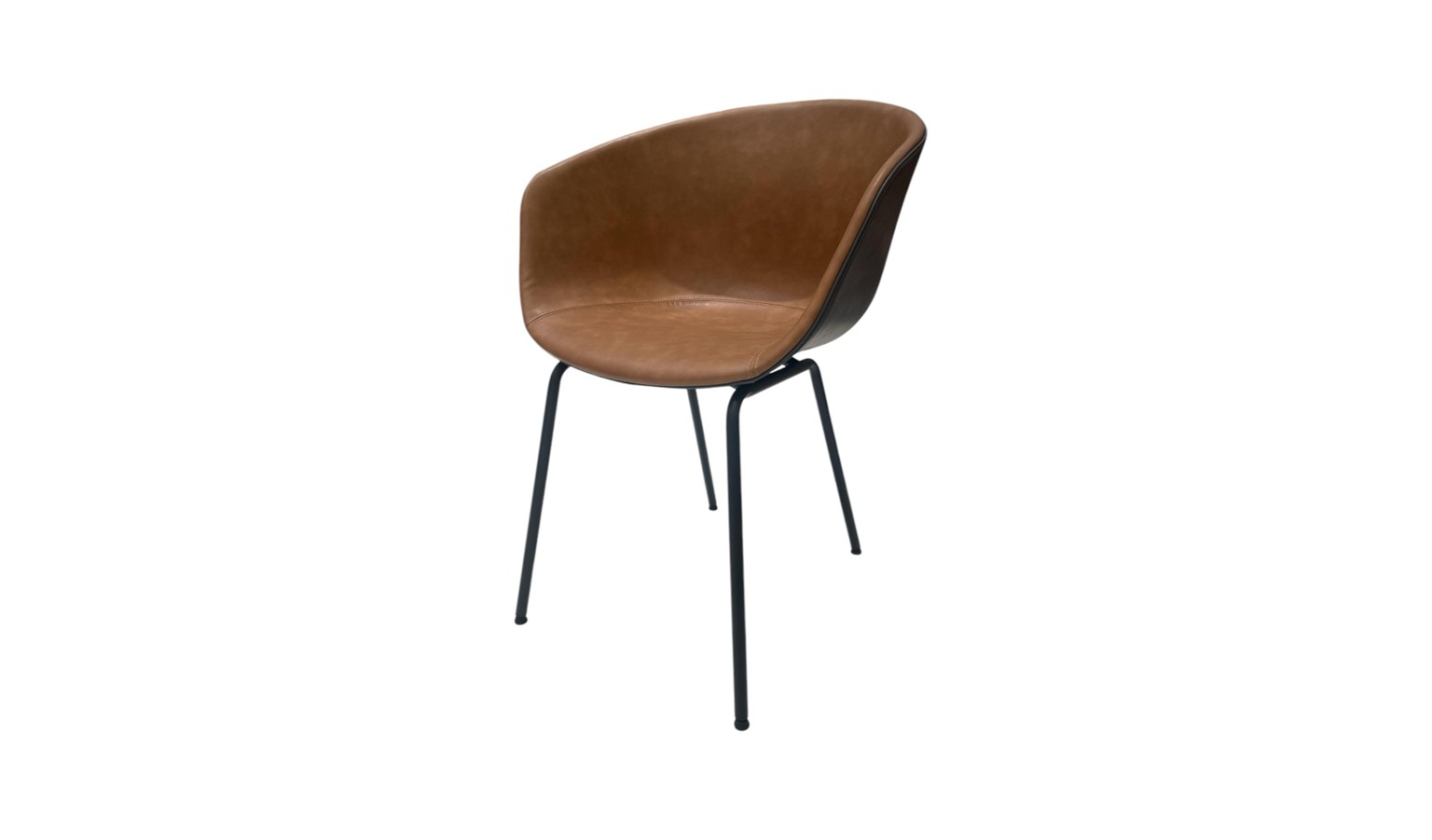 LifeStyle Zens Dining Chair - Vintage Brown-Charcoal