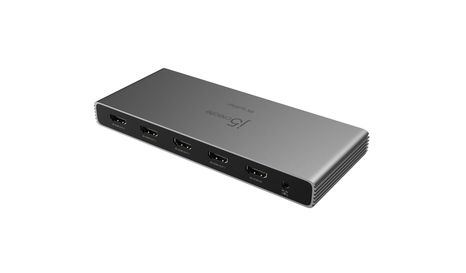 j5create 8K HDMI 2.1 4-Way Splitter Adapter - Space Grey (JDSH814)_1